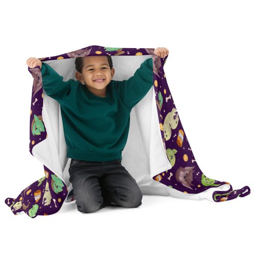 Purple Goblin Trouble Blanket